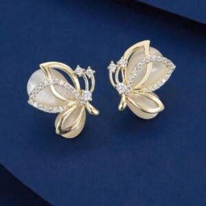 Elegant Butterfly Stud Earrings